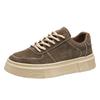 New Men Shoes Lace-up Casual Men's Versatile Trendy Sports Skate Thick Soled Casual Board Trendy Original Vulcanized Luxury Bran
