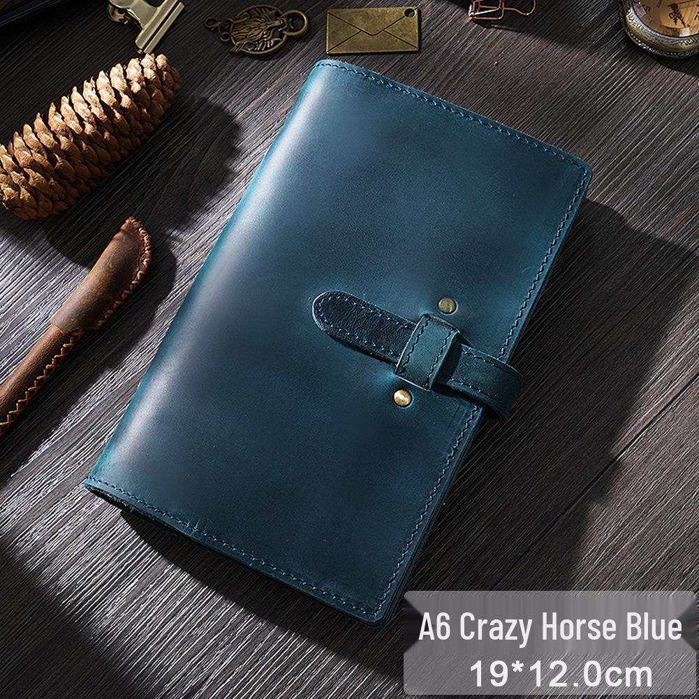 A5/A6 Vintage Cowhide Zippered Planner and Notebook Binder