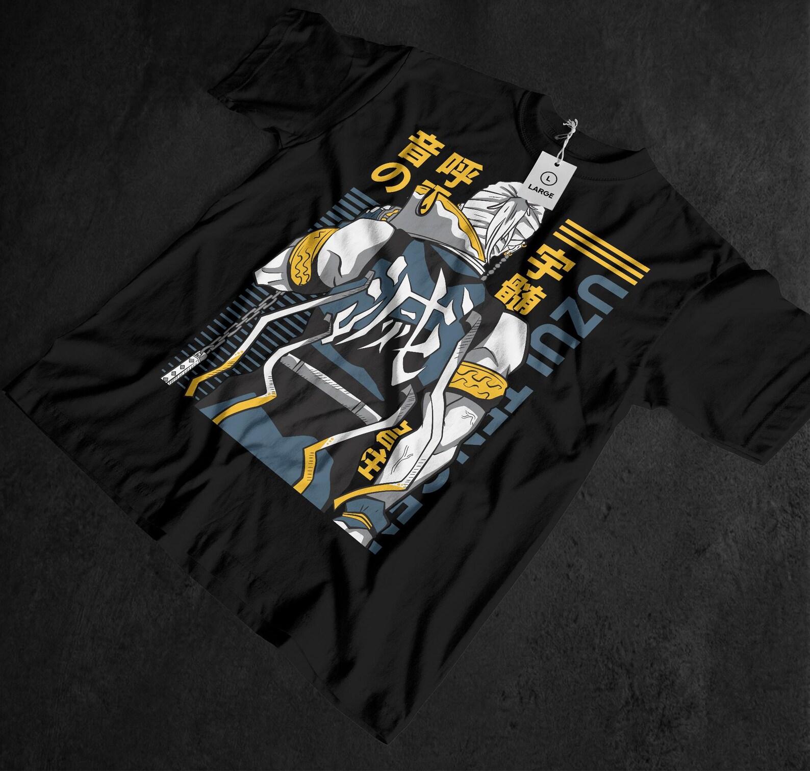 Unisex Shonen Manga Shirt, Anime Graphic Tee, Sword Vibes, Otaku Present, Cotton 100