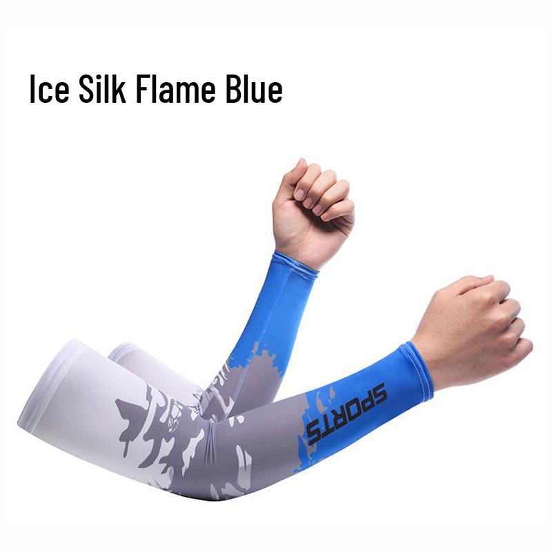 Ice Silk Sun Protection Sleeves for Men and Women - Outdoor Cycling Arm Sleeves