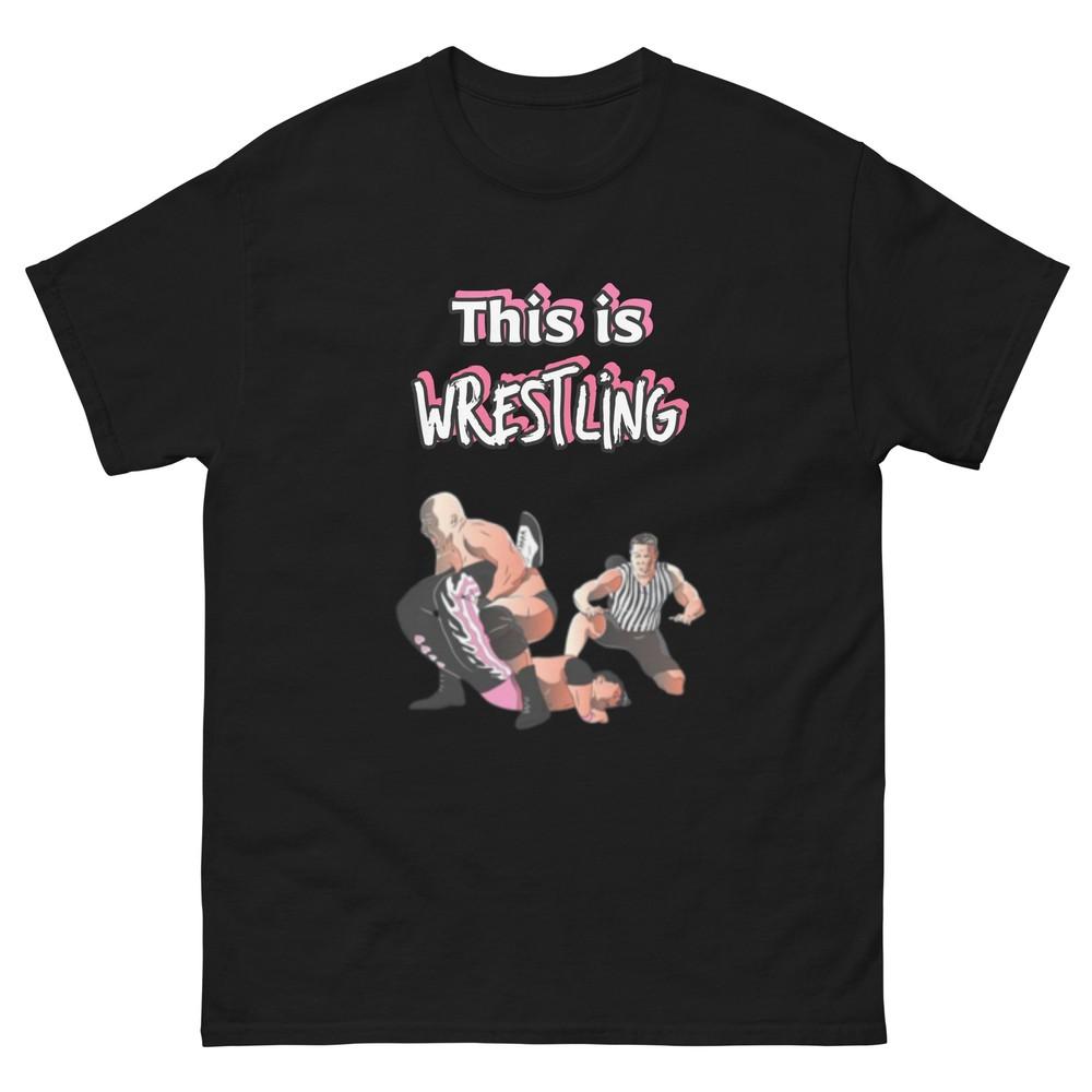 

Ледяная Глыба Стив Остин против. Футболка Брет Харта «Хитмэна» | Момент Wrestlemania 13 2XL