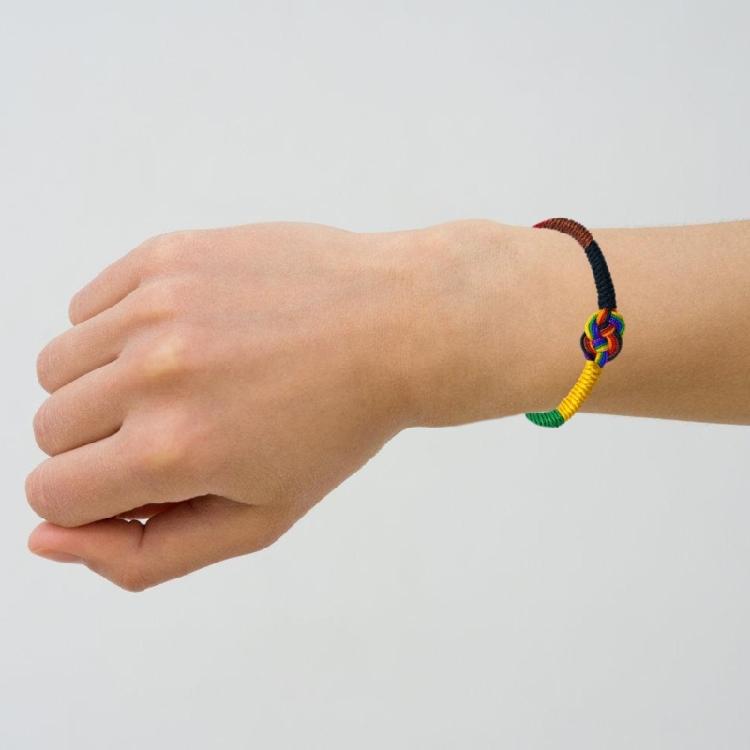 Adjustable Unique Bracelet Cotton Sturdy Hand Rope Handmade Accessory Craft Supplies for Daily Use and Outdoor Wear