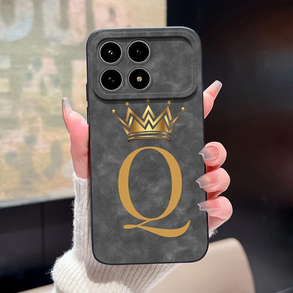 For Xiaomi Poco F8 Pro Ultra Phone Cases Cute Panda 26 Letters Shockproof Soft Liquid Silicone Cover For PocoF8Pro F8Ultra Fanda