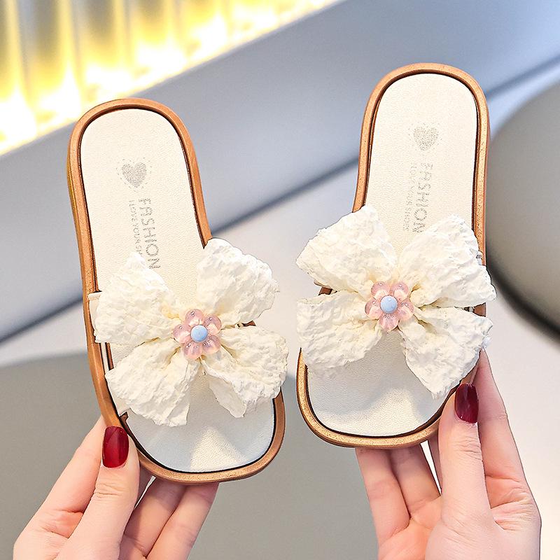 Girls' Summer Non-slip Breathable Outdoor Slip-on Shoes - Korean Fairy Princess Style
