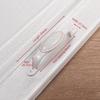 NAIERDI White Ceramic European Cabinet Handles Aluminum Alloy Door Kitchen Knobs Cabinet Pulls Drawer Knobs Wardrobe handle