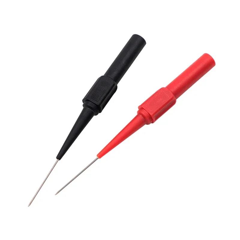 30V Car Tip Probes Diagnostic Tools Auto Multimeter Test Leads Extention Back Piercing Needle Tip Probes Mechanical Tools Code Readers 4