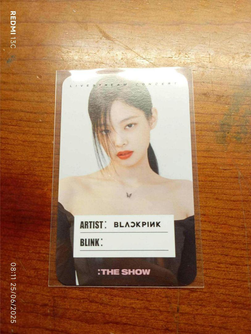 

[USED] BLACKPINK Jennie the show trading card