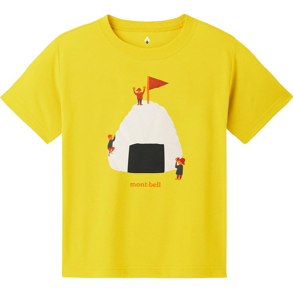 

MONTBELL T-shirt Kids Printed Short Sleeve Crew Neck Kids 110 жёлтый