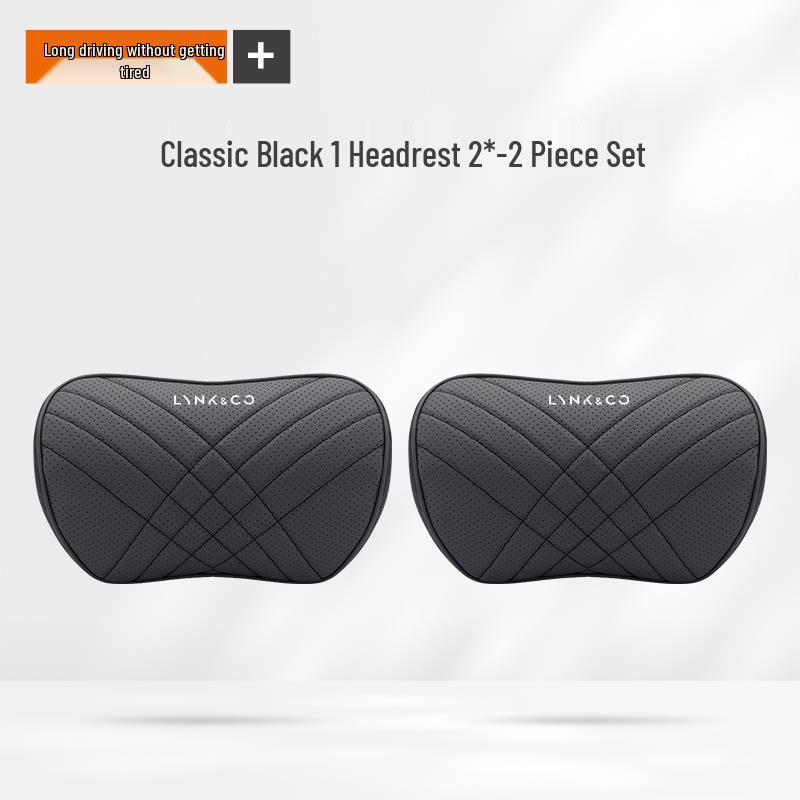 Lynk & Co Car Neck Pillow & Seat Back Cushion for Models 01, 02, 03, 05, 06, 08, 09 - Interior Decoration Accessory.