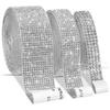 Cross-Border DIY Rhinestone Decorative Self-Adhesive Tape for Clothes, Toys, Car Logos, and Props