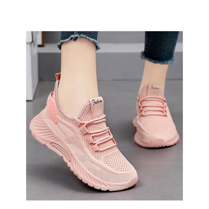 Shoes Women's Summer New Fashion Casual Running Shoes Trendy Fly Woven Women's Shoes Sports Shoes
