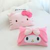 Cartoon Plush Pillowcase Cute Washable Polyester Soft Decorative Cushion Cover Dormitory or Living Room