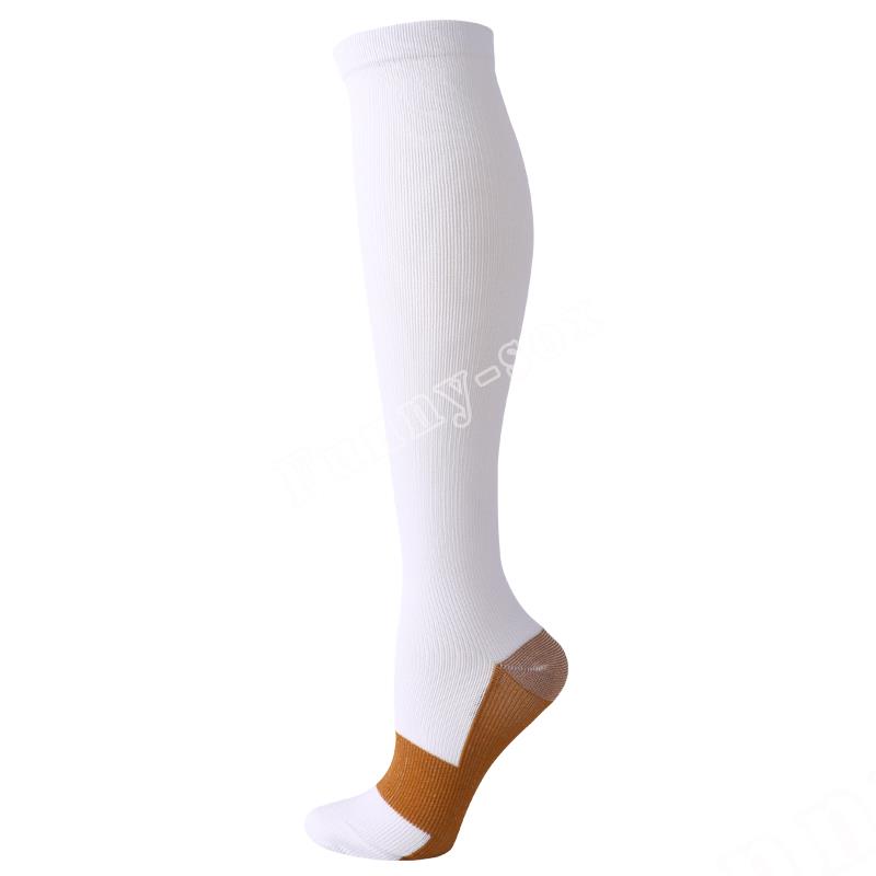 26 Styles Compression Candy Color Stocking Blood Circulation Promotion Slimming Compression Socks Anti-Fatigue Comfortable Socks