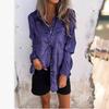 2024 European & American Spring Collection: Women's Casual Suede Lapel Shirt