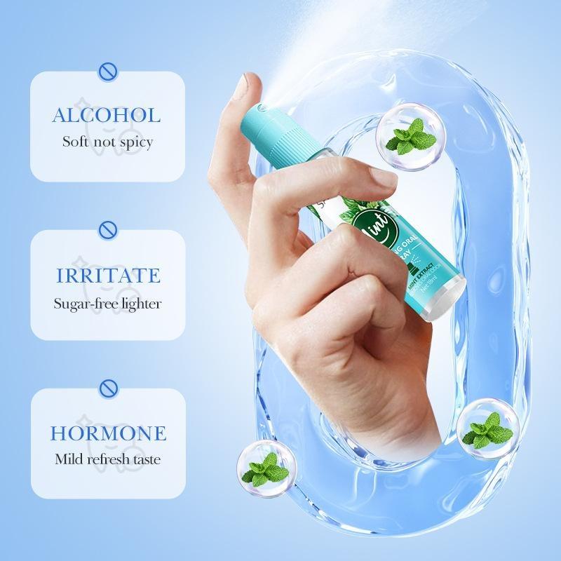 Mouth Freshener Spray Oral Spray Remove Bad Breath Long Lasting Fruity Portable Breath Freshener Refreshing Oral Care Products