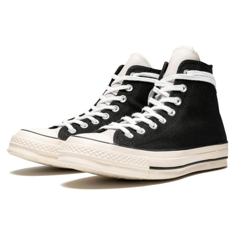 Converse Chuck Taylor All Star 70 High Comfortable Casual High-Top Espadrilles Unisex Black & White