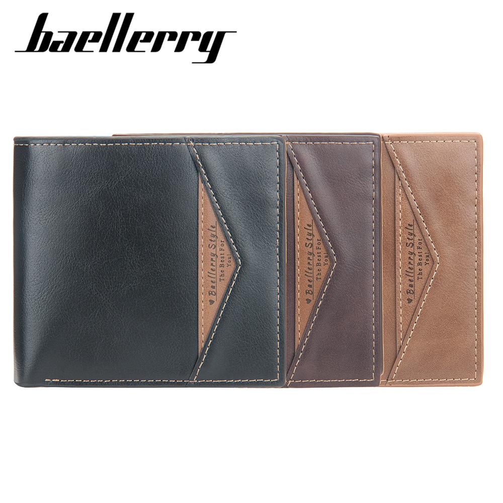 

Короткий кошелек Baellerry, мужской простой корейский модный кошелек для карточек с несколькими картами