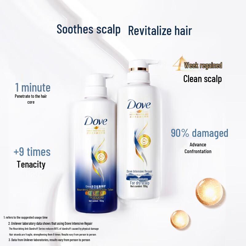 Dove Intense Repair Anti-Dandruff Conditioner & Cream Bar Soap Set
