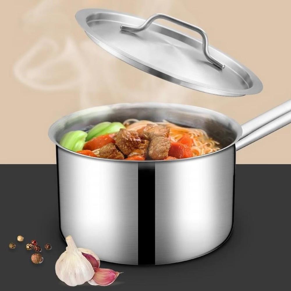 Stainless Steel Cooking Pot Practical Milk Pot New Sauce Pan  Kitchen Supplies
