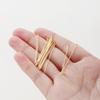 100pcs/lot 14K 18K Gold Plated Flat Head Metal Pins Beading Pendant Headpin For DIY Jewelry Handmade Craft Supplies Findings