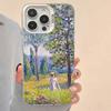 Claude Monet Impressionism Painter Silver Inside Phone Case For iPhone 17 16 15 14 11 12 13 Pro Max Plus X XR XS Max Colored
