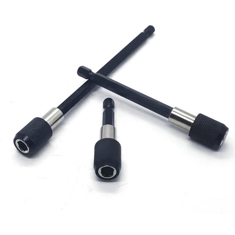 3-teiliges Sechskant Selbstsicherndes Schnellwechsel Schraubendreher Bit Verlängerungsset