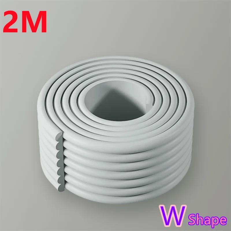 2M Baby Safety Corner Protector Solid Color Edge Guards for Childproofing Home Furniture Corners Table Angle Protection Tape