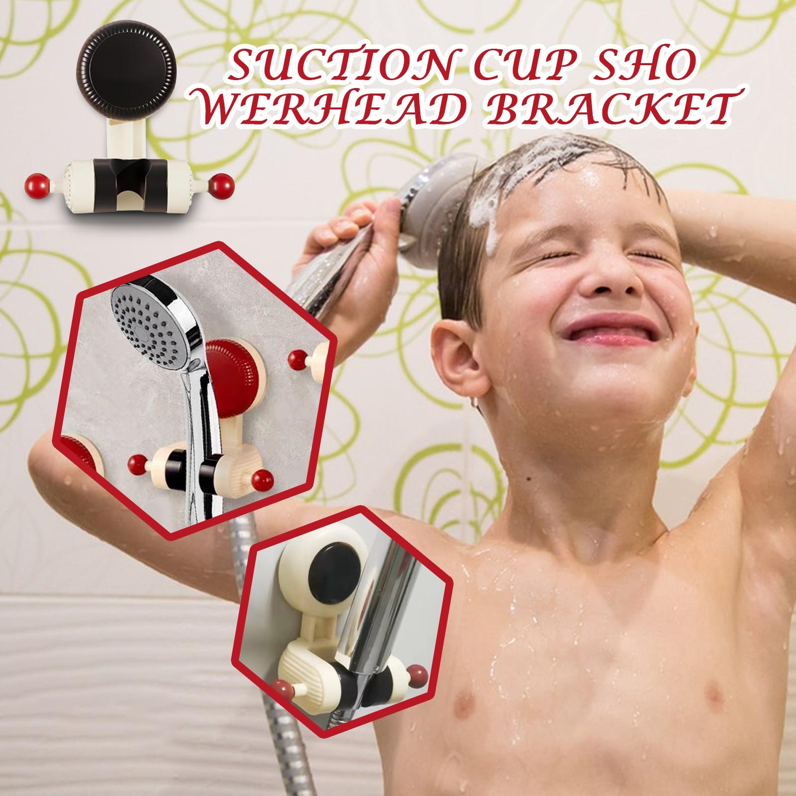 

Держатель для душевой лейки, сильное всасывание, не требует сверления One Size чёрный