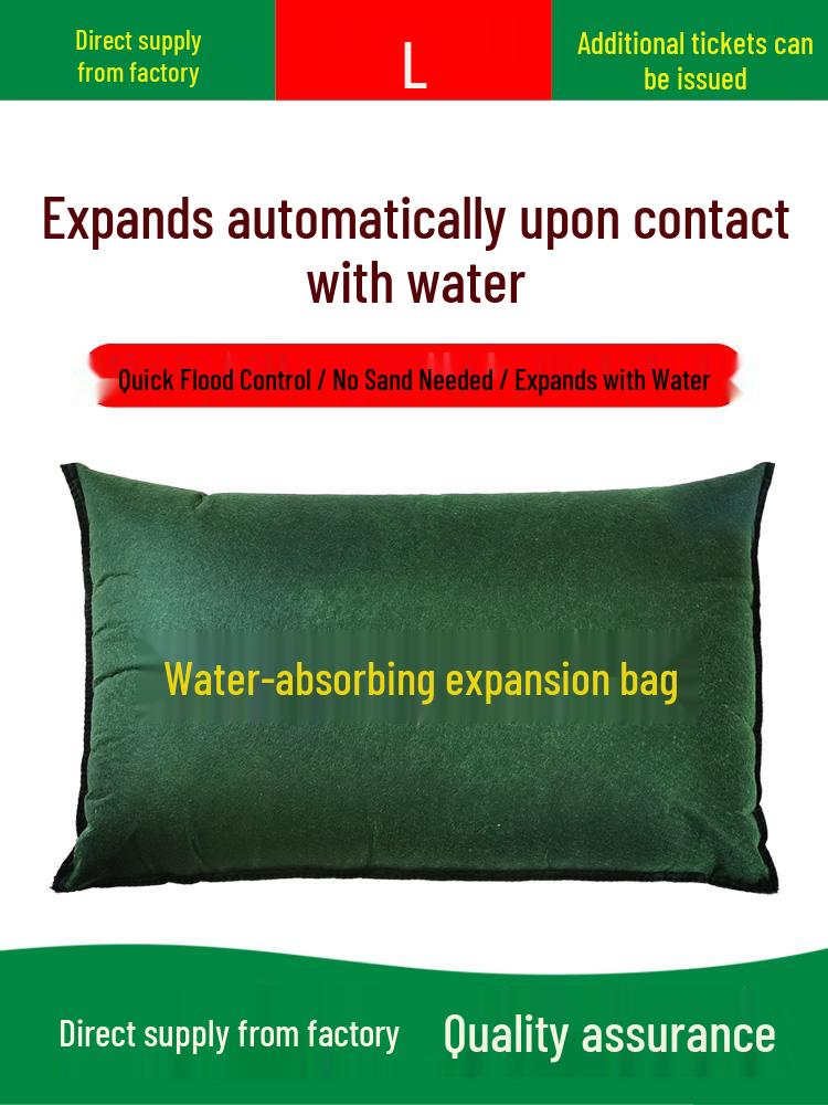 Water-Absorbing Expandable Sandbag for Household Flood Control - Jute Non-Woven Flood Prevention Bag