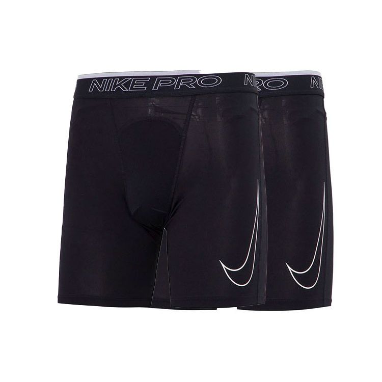 Nike Pantaloncini Sportivi Traspiranti Elasticizzati Pro Dri-FIT Allenamento Uomo Fondo Nero DD1918-010