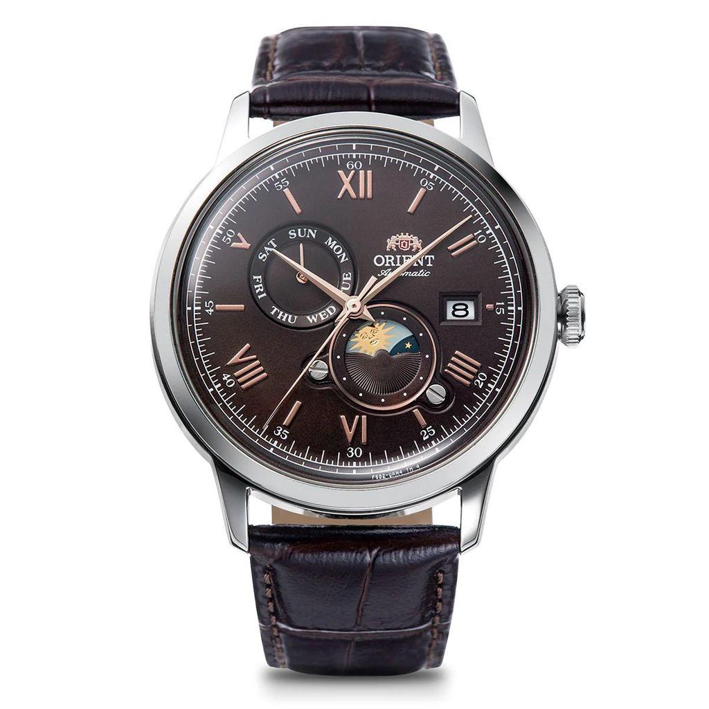 ORIENT Bambino Classic Automatic Sun & Moon Day/Date Men’s Watch RA-AK0804Y