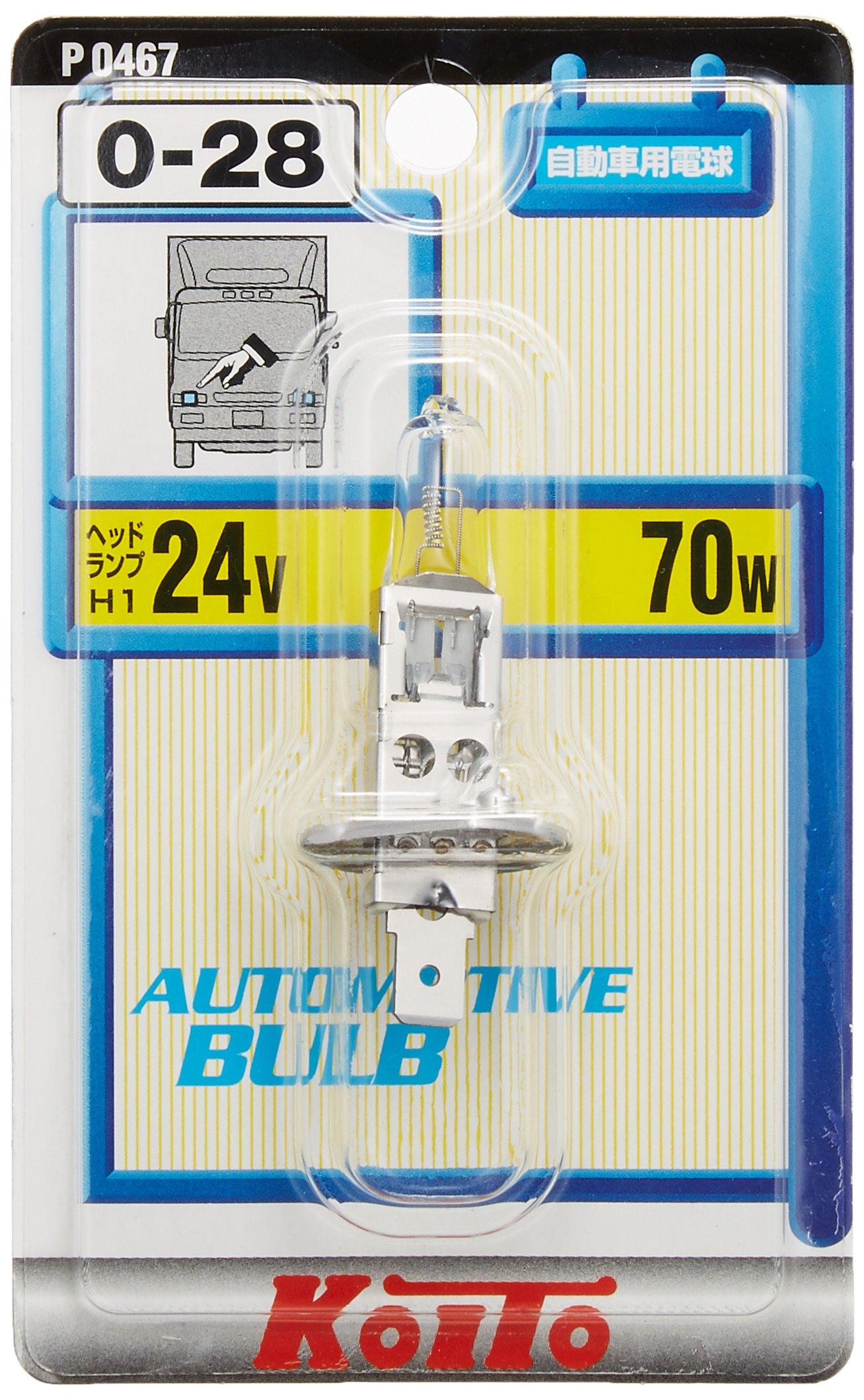 

KOITO Manufacturing Normal Halogen 24V 70W P0467 Light Bulb [Koito Co., Ltd.] (1 piece) [Part Number]