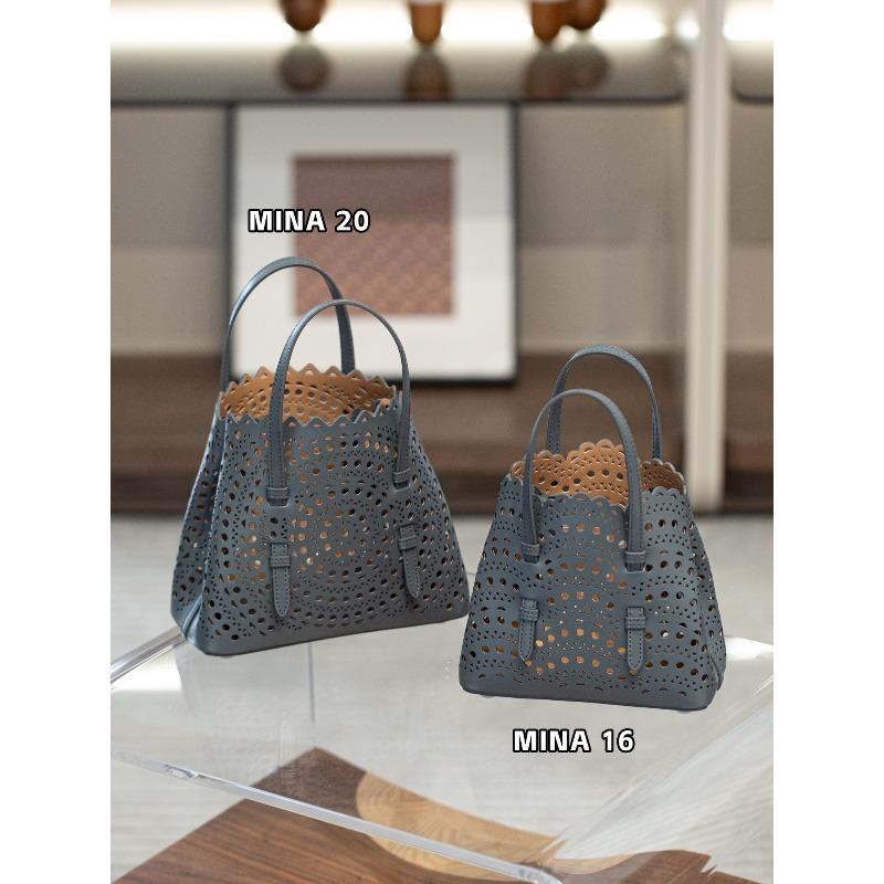 Design di nicchia nuova borsa a tracolla in pelle intagliata borsa a cesto vegetale vuota a spalla nella borsa da donna borsa a tracolla in pelle di mucca
