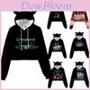 Us Womens Among Kids Girl Hoodie Long Sleeve Fashion Cat Sweatshirt Ears