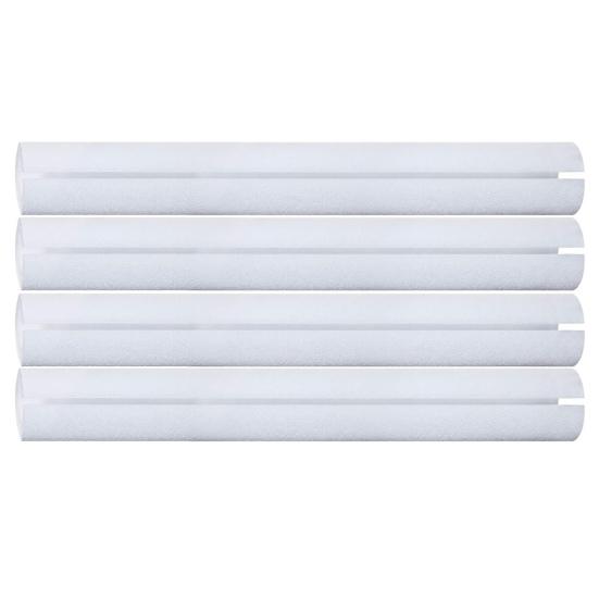 

4 шт. 100 см Пенопластовая противоударная полоса Плавающие большие плавательные макароны Оптом Предварительно разрезанная Полая пенопластовая Защитная накладка Бампер Трубка