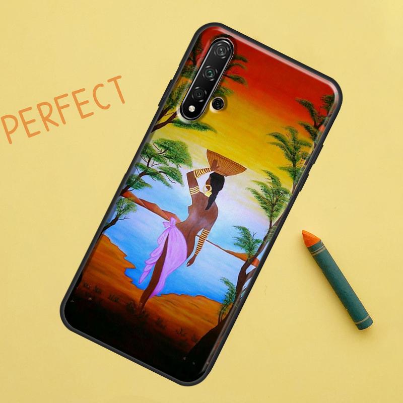 South Africa Woman For Huawei Nova Y91 Y70 Y72 Y73 Y60 Y90 Y61 8i 7i 11i 12i 12s 9 10 SE P20 P30 P40 Lite Case