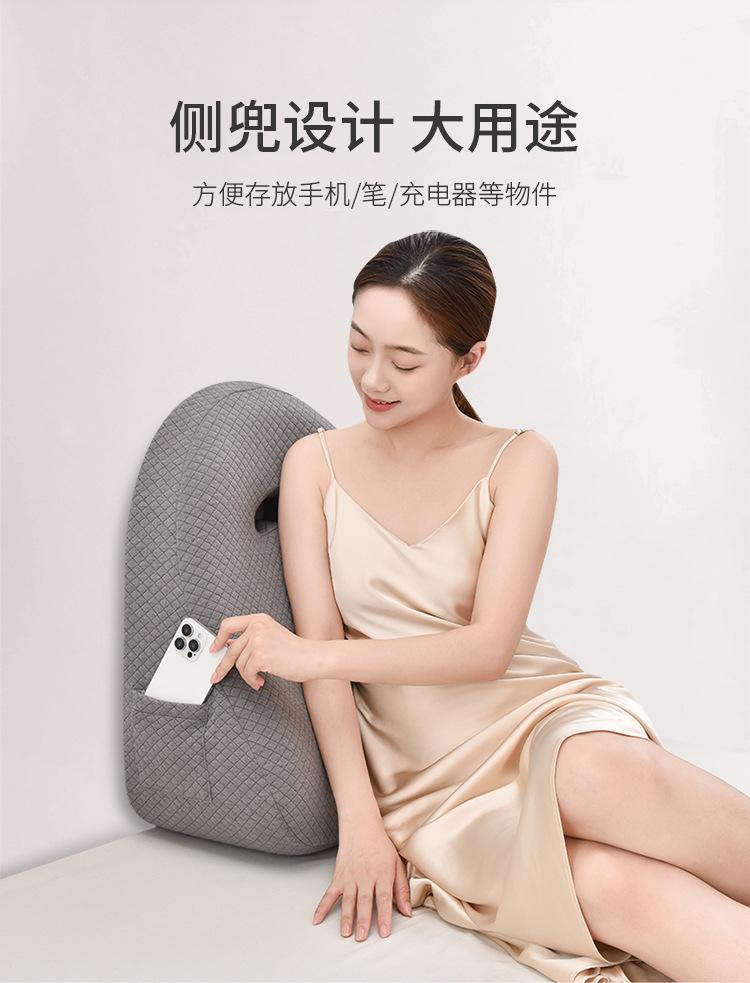 Breathable Memory Foam Car Seat Cushion Luxury Neck Rest Headrest Lumbar Support Pillow Cotton Material Back Massage Universal