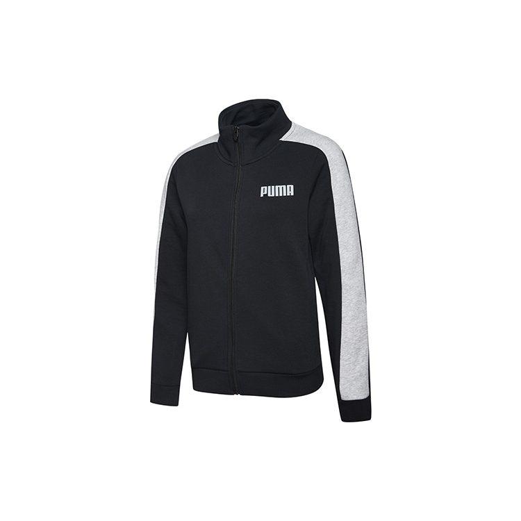PUMA Sweatshirts Women's Black Stand Collar Moderate 845161-01