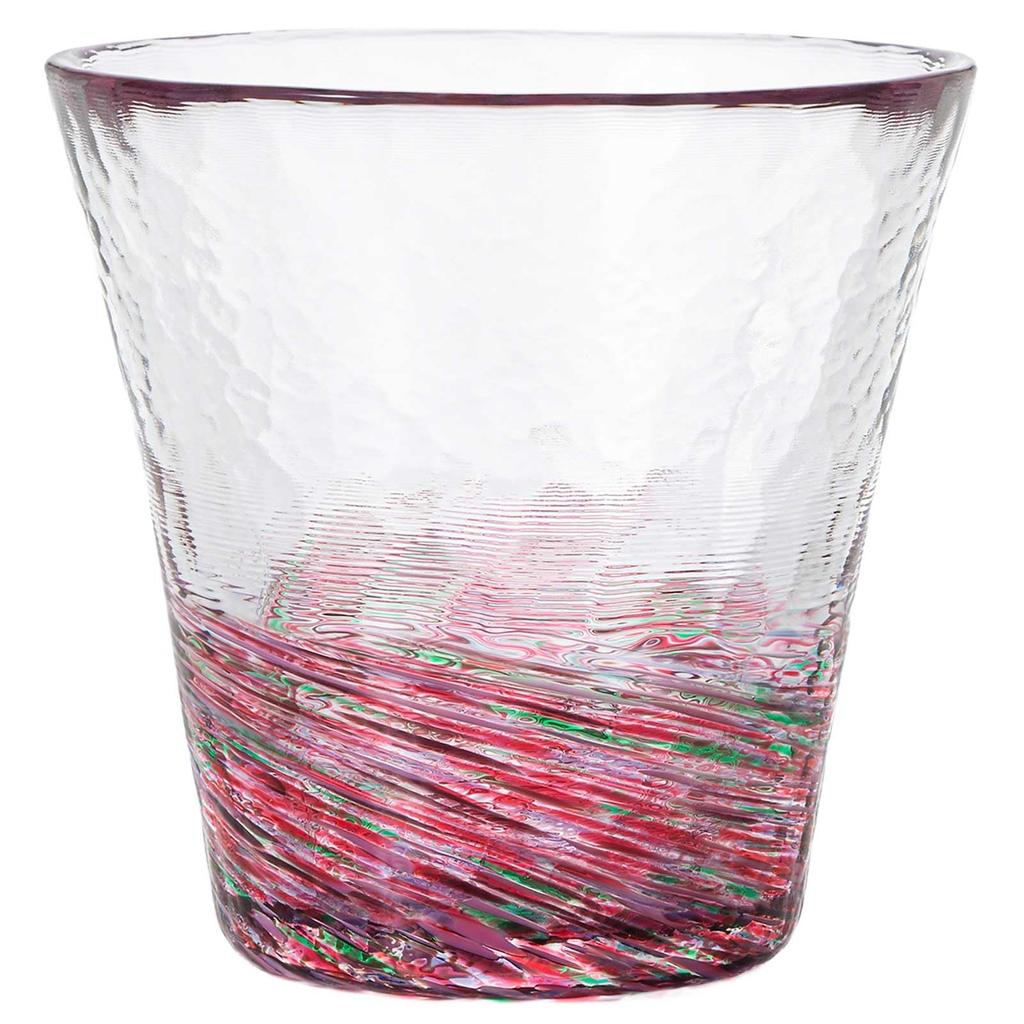 Aderia Glasware Sechs Farben Blume Geschenk Hergestellt in Tohoku Mutsu Naturmotiv Geblasene Traditionelle Glaskunst Geburtstag Hochzeit Paar Geschenk (ADERIA) [Tsugaru