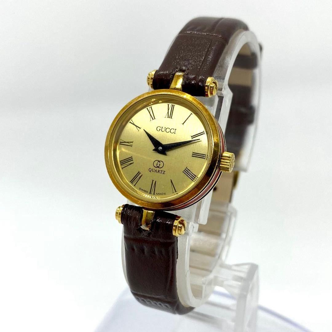 Used GUCCI Gucci Sherry Line Quartz Watch Gold 2000L