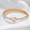 JYL Bracelet Women's  Minimalist Inlaid Drill Opens Up Luck & Elegant Aura