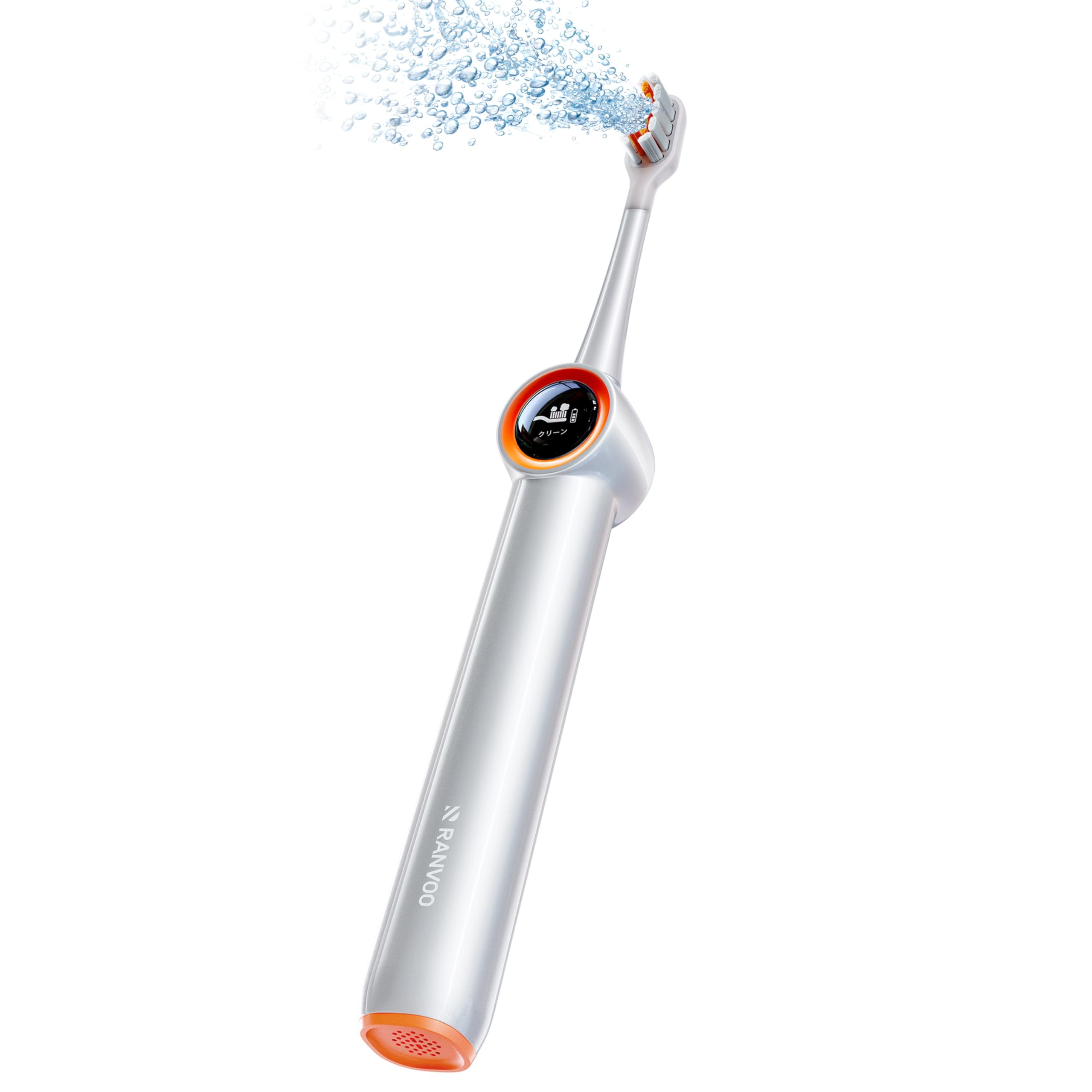 

Электрическая зубная щетка RANVOO AirJet Sonic с самой мощной пузырьковой очисткой и бережной звуковой пузырьковой очисткой десен Полное удаление зубного налета и очистка пародонтальных карманов