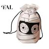 Halloween Pumpkin Bags for Kids 5 Pcs Treats Bag, Non-woven Fabric Candy Portable Snack Drawstring Goodie Party Favors Lightweight Totes Sweets