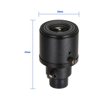 Lente de câmera cctv varifocal de 5.0 megapixels, lente de foco manual de 6-22mm, zoom de 1/2.5 ", lente cctv mtv ir para se