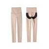 2024 New High-Waist Gray Velvet-Lined Women's Yoga Leggings: Warm Autumn/Winter Wear