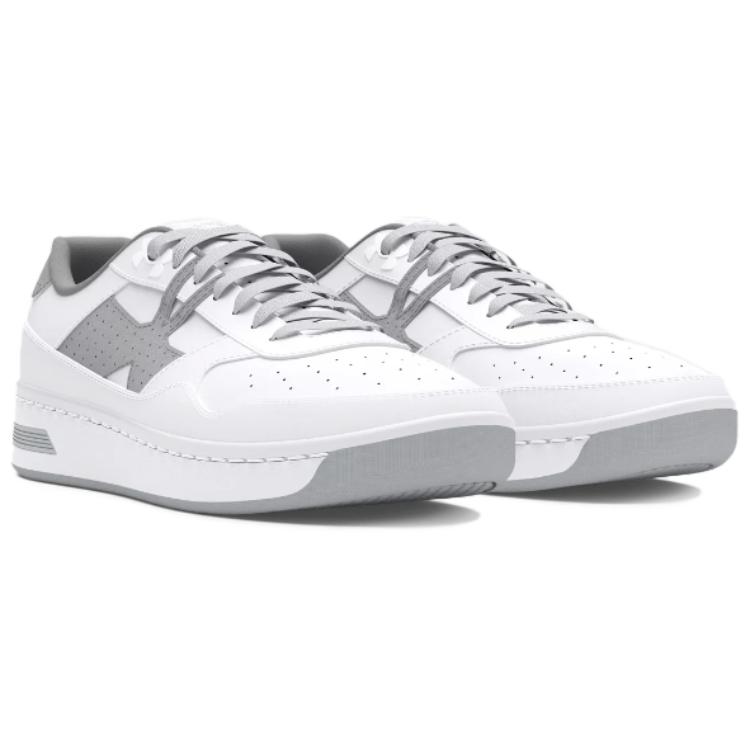 Under Armour Men's Court 96 Suede White Mod Gray 3028765-104