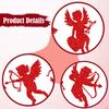 8 Pieces Valentine's Day Cutouts,Decorative,Paper Cutout Shaped Decorations for Party Home