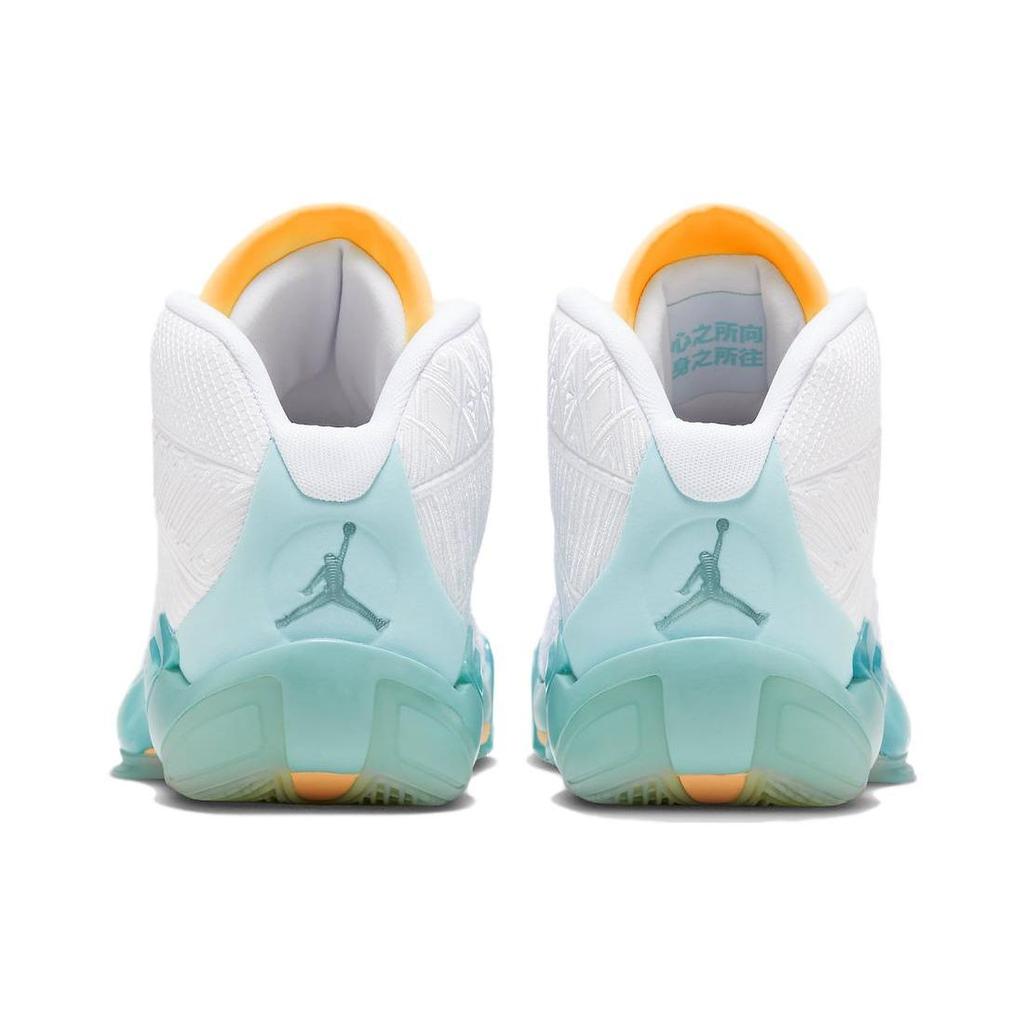 Guo Ailun X Air Jordan 38 PF White Clear Jade Men Sneakers Jade-Ice Sundial FD0585-100