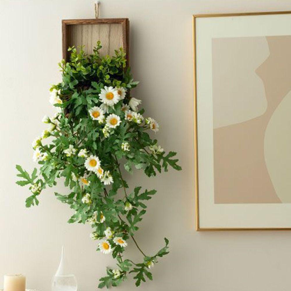 Nordic Style Simulation Plastic Daisy Realistic False Flower Vine  Home Decor