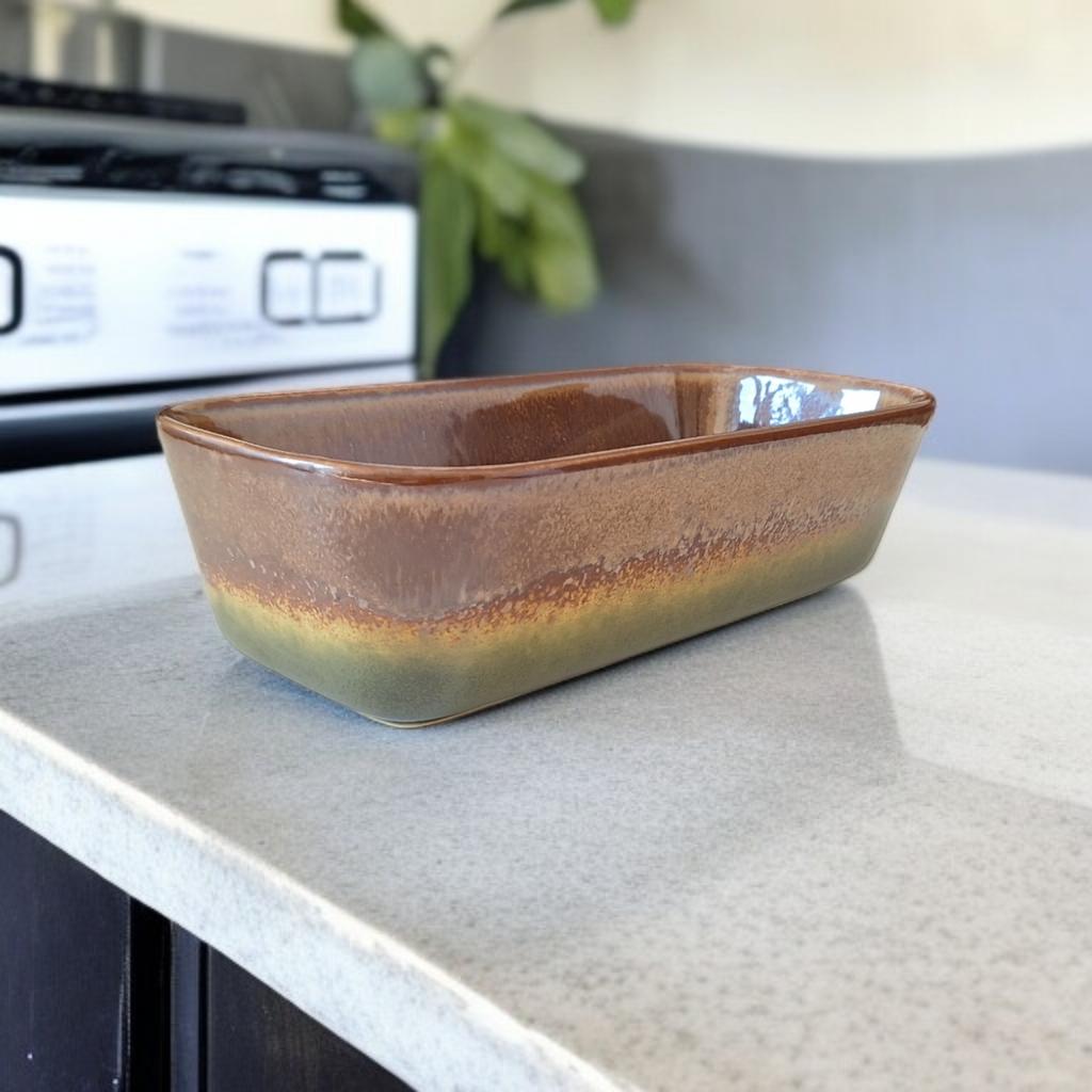 FORM FORMA DO PIECZENIA CHLEBA CERAMICZNA ŻAROODPORNA NACZYNIE 26 cm GRATIN